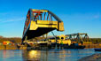 Oderbrücke, Einschimmen Neue Strombrücke