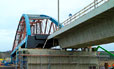 Oderbrücke, Einschimmen Neue Strombrücke
