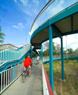 Rostock - Rad- und Fußgängerbrücke B103